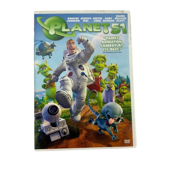 Planet 51 DVD Animated Family Movie Featuring Dwayne Johnson - Picture 2 of 4